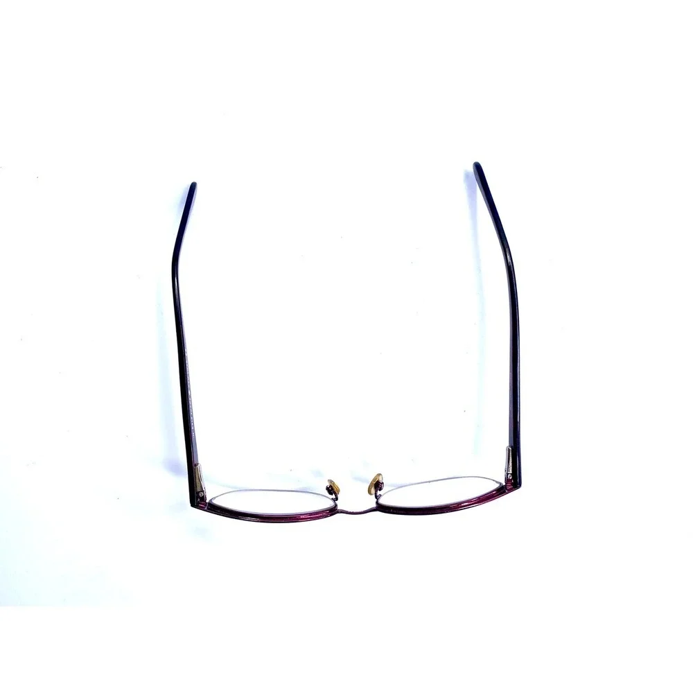 Kate Spade NY Red Metal Half Rim Wayfarer Glasses Shayla 0W45 49 17 135
